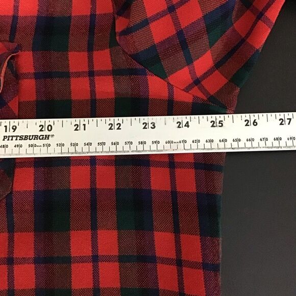 Northwest Territory Red and Navy Plaid Button Up Shirt XL - Picture 5 of 9